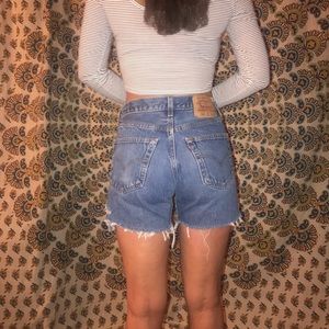 Vintage Levis Jean shorts